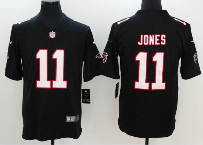 Men's Atlanta Falcons ACTIVE PLAYER Custom Black Vapor Untouchable Limited Stitched Jersey